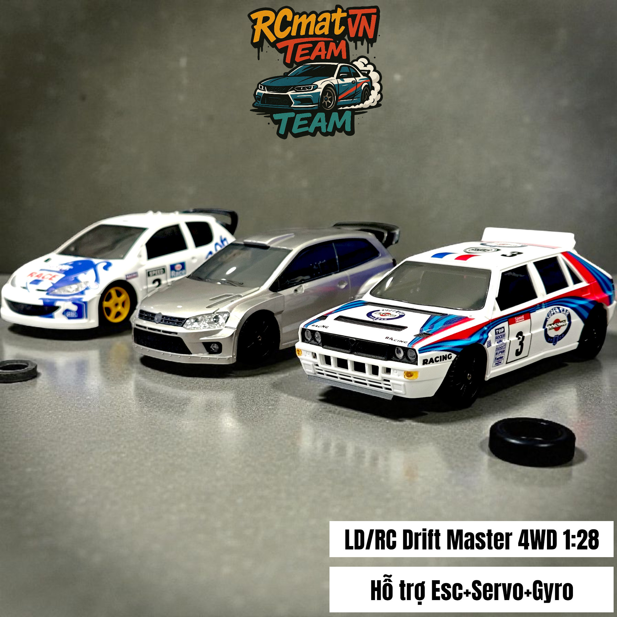Xe RC Drift 1:28 LDR/C LD2801/2802/2803/2804 Pro – 4WD 2.4GHz Điều Khiển Từ Xa Tỷ Lệ 1:28 –  Drift, LED