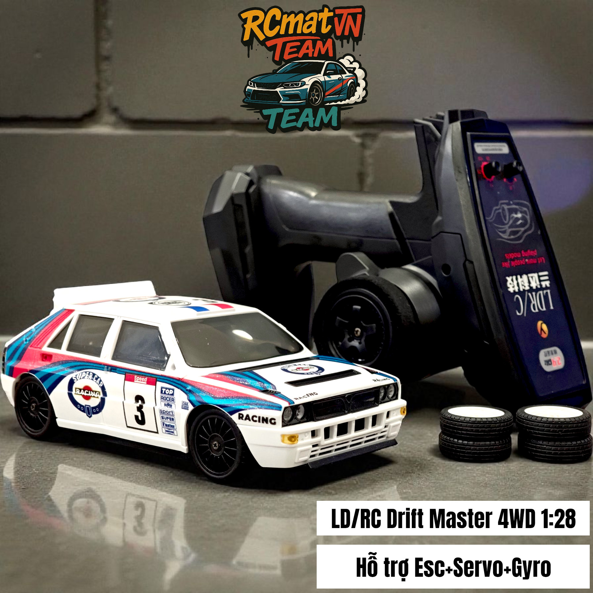 Xe RC Drift 1:28 LDR/C LD2801/2802/2803/2804 Pro – 4WD 2.4GHz Điều Khiển Từ Xa Tỷ Lệ 1:28 –  Drift, LED