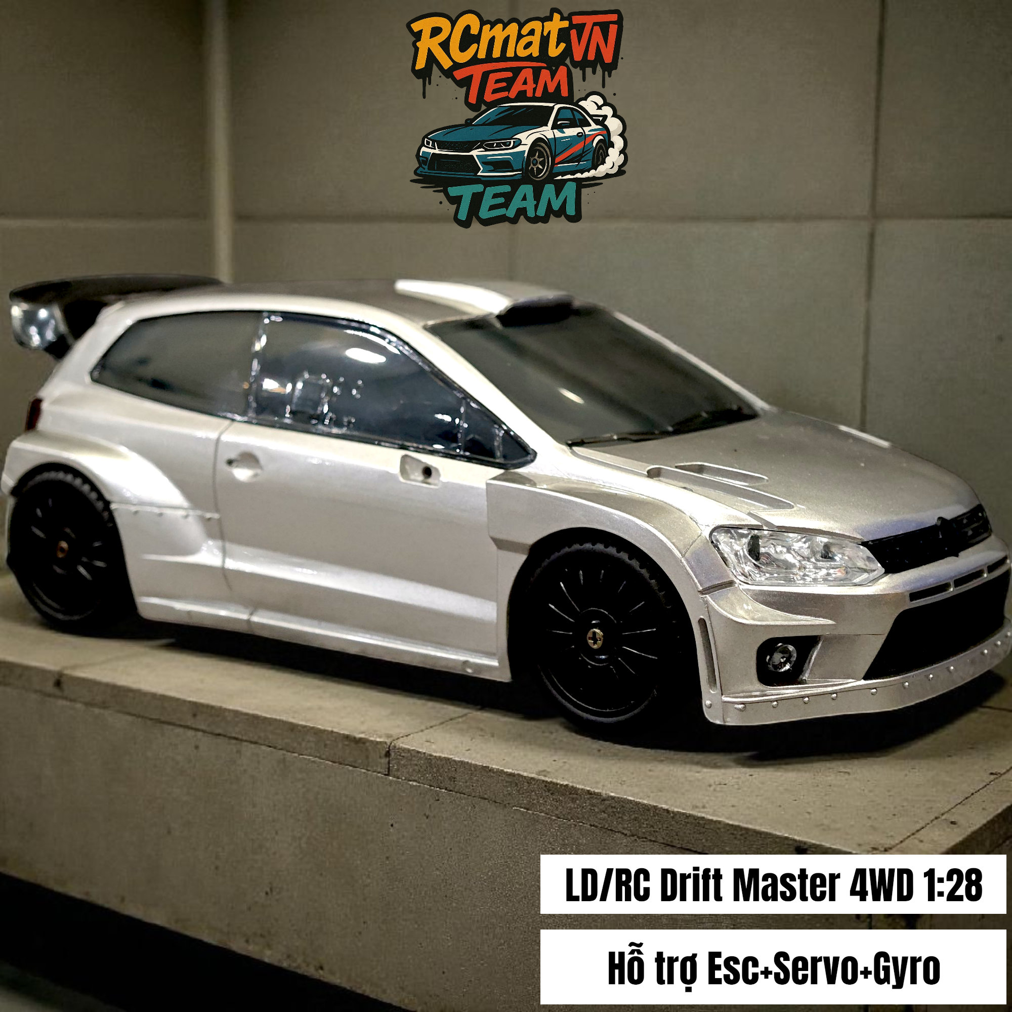 Xe RC Drift 1:28 LDR/C LD2801/2802/2803/2804 Pro – 4WD 2.4GHz Điều Khiển Từ Xa Tỷ Lệ 1:28 –  Drift, LED