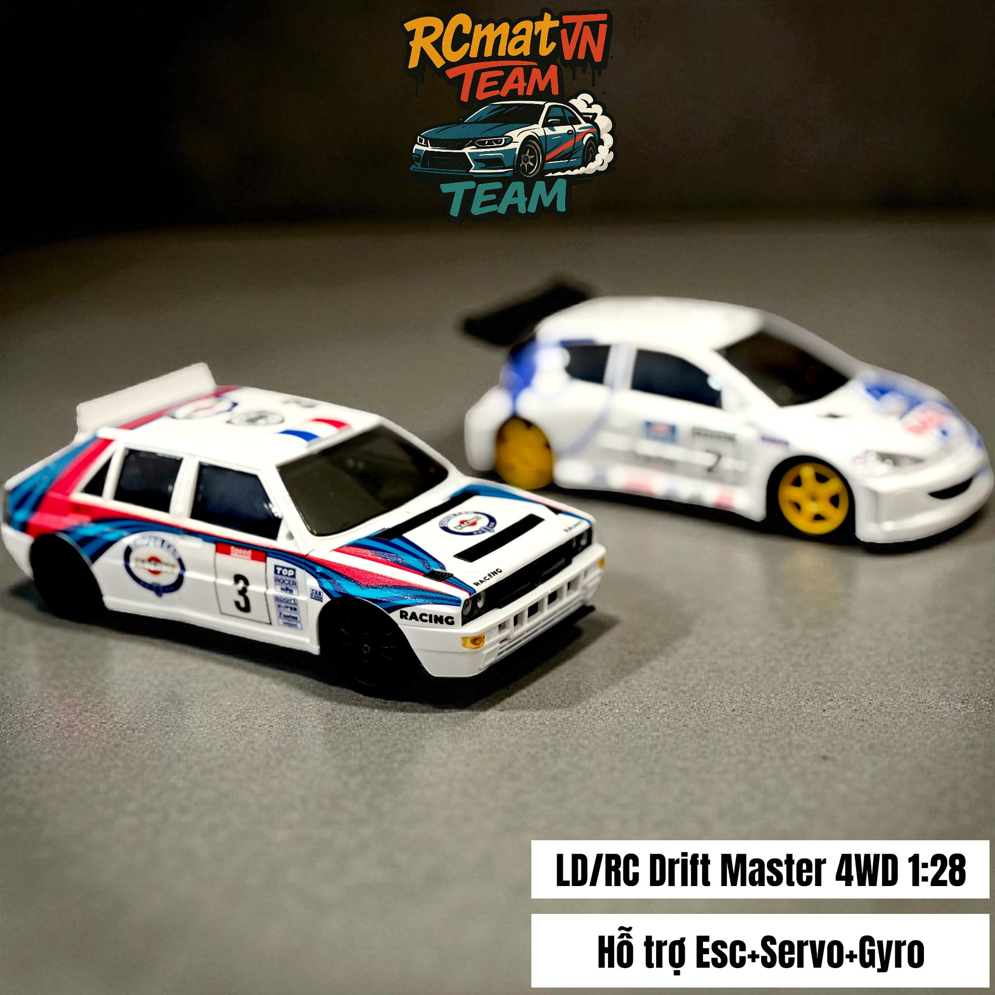Xe RC Drift 1:28 LDR/C LD2801/2802/2803/2804 Pro – 4WD 2.4GHz Điều Khiển Từ Xa Tỷ Lệ 1:28 –  Drift, LED