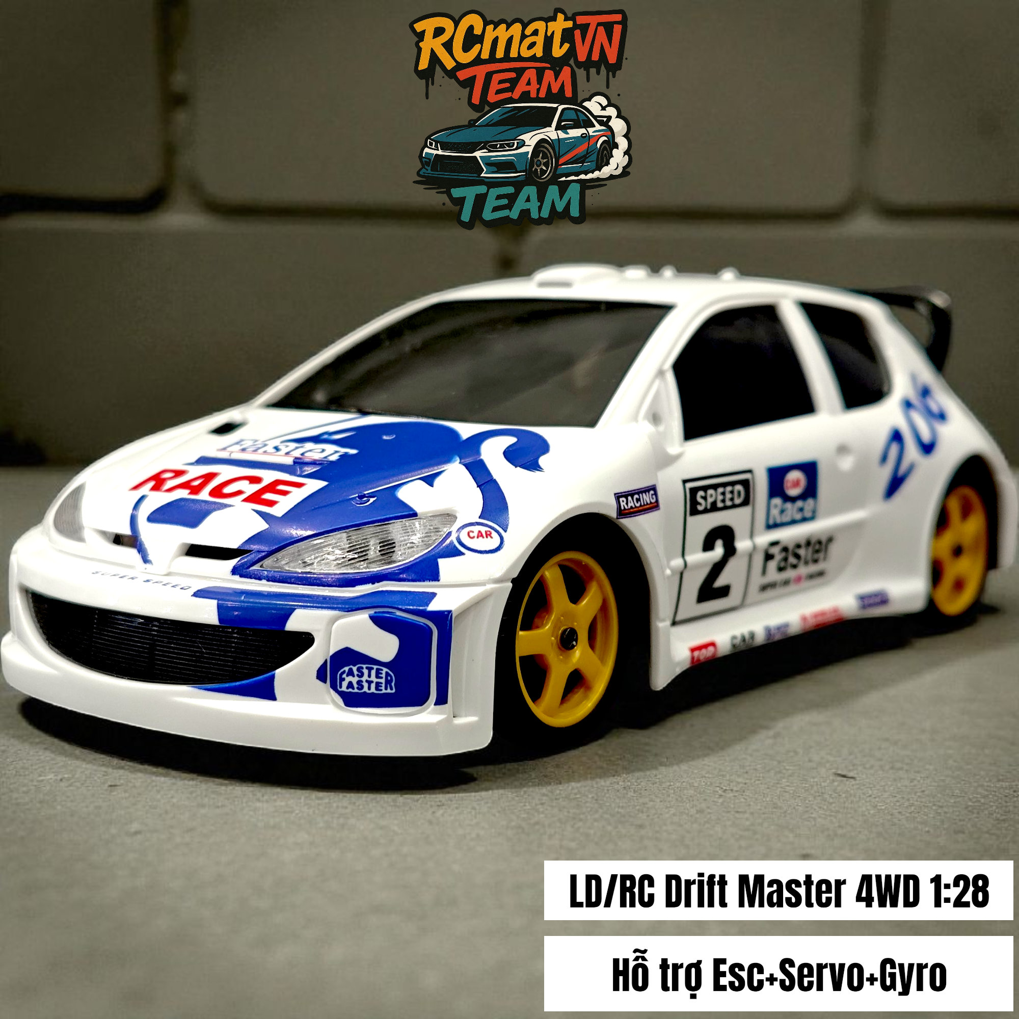 Xe RC Drift 1:28 LDR/C LD2801/2802/2803/2804 Pro – 4WD 2.4GHz Điều Khiển Từ Xa Tỷ Lệ 1:28 –  Drift, LED