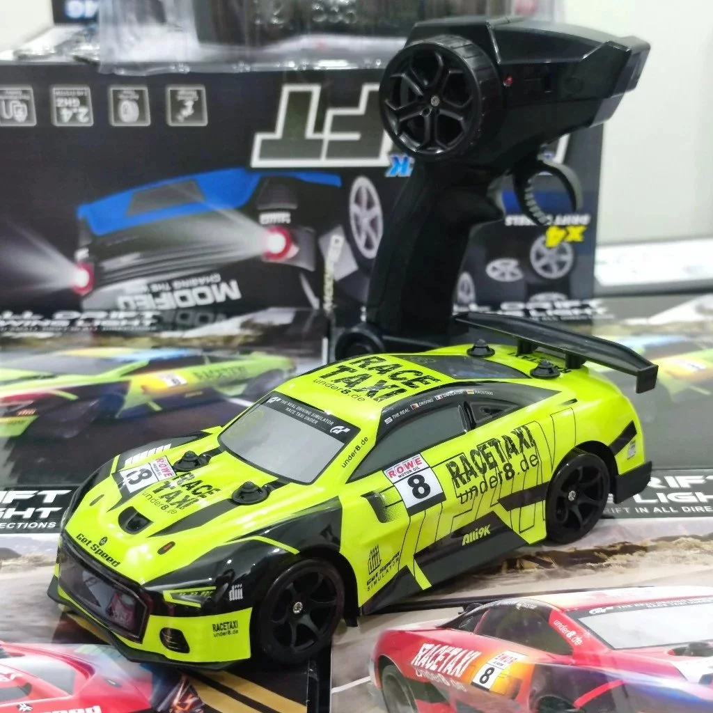XE RC DRIFT CAR ĐIỀU KHIỂN TỪ XA SMALL DRIFT FOLLOWING LIGHT 1:24 - JJRCQ165