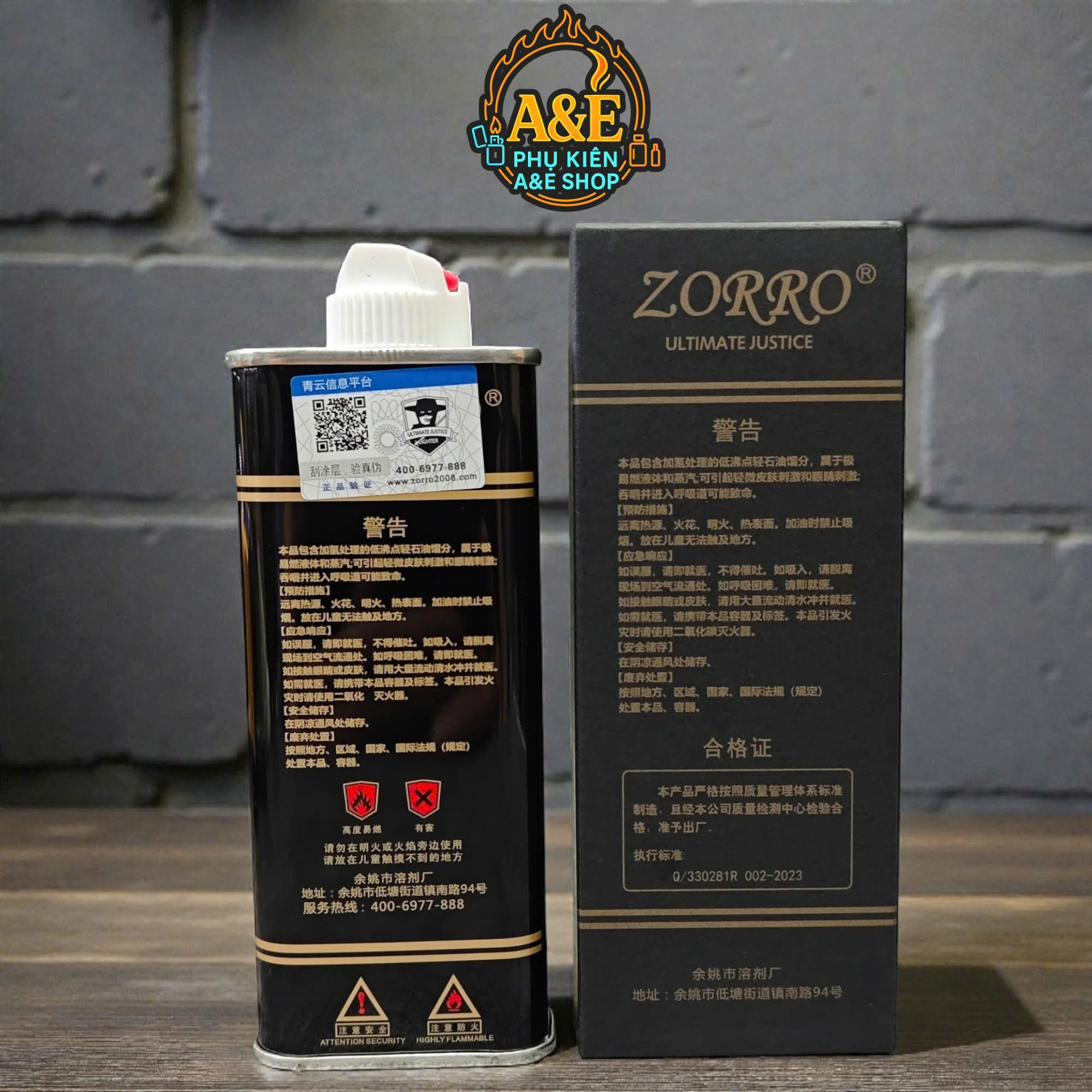 Xăng Zorro Đen 133ml