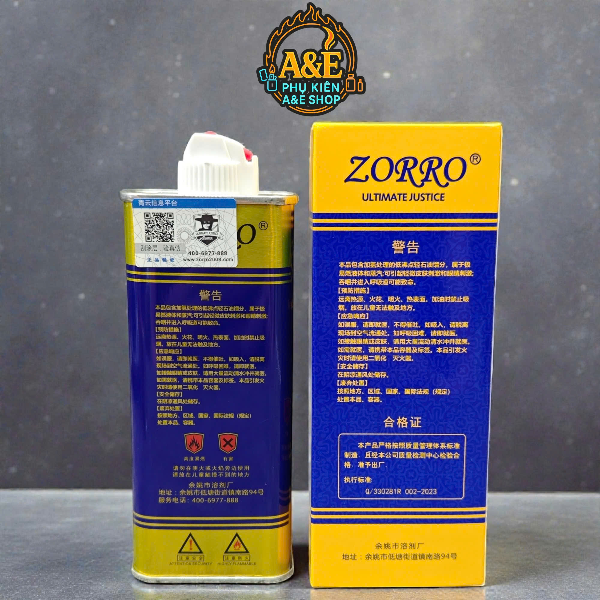 Xăng Zorro Xanh 133ml