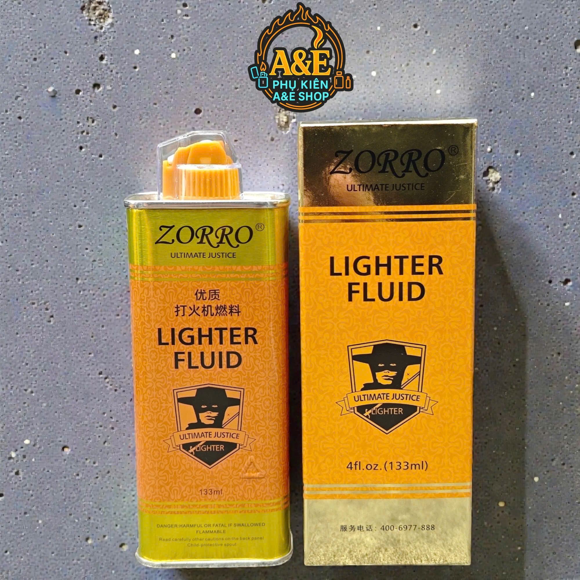 Xăng Zorro Vàng 133ml