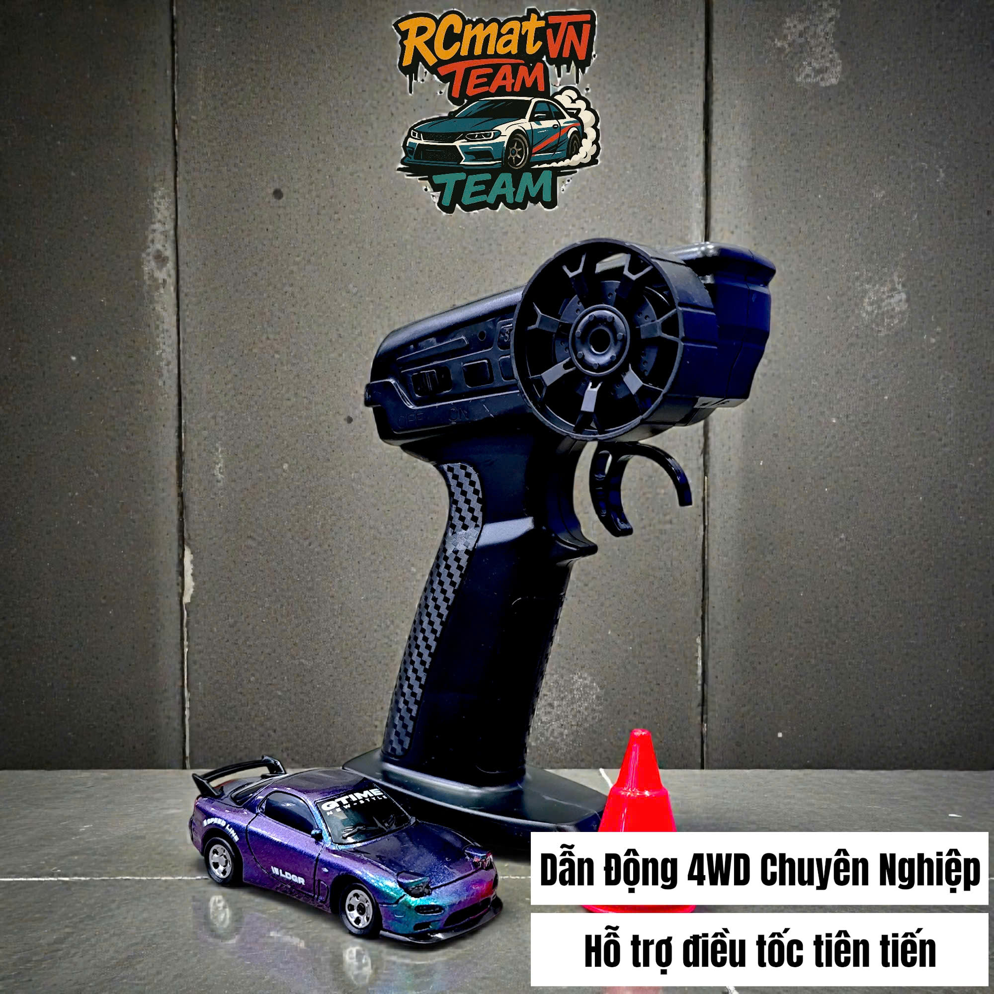 Xe Mini RC Tỷ Lệ 1/64 – Điều Khiển Từ Xa 2.4GHz, 4WD, Tốc Độ 15 km/h, Đèn LED – Xe Đua Bàn Làm Việc Cho Người Lớn & Trẻ Em - 3601/3602