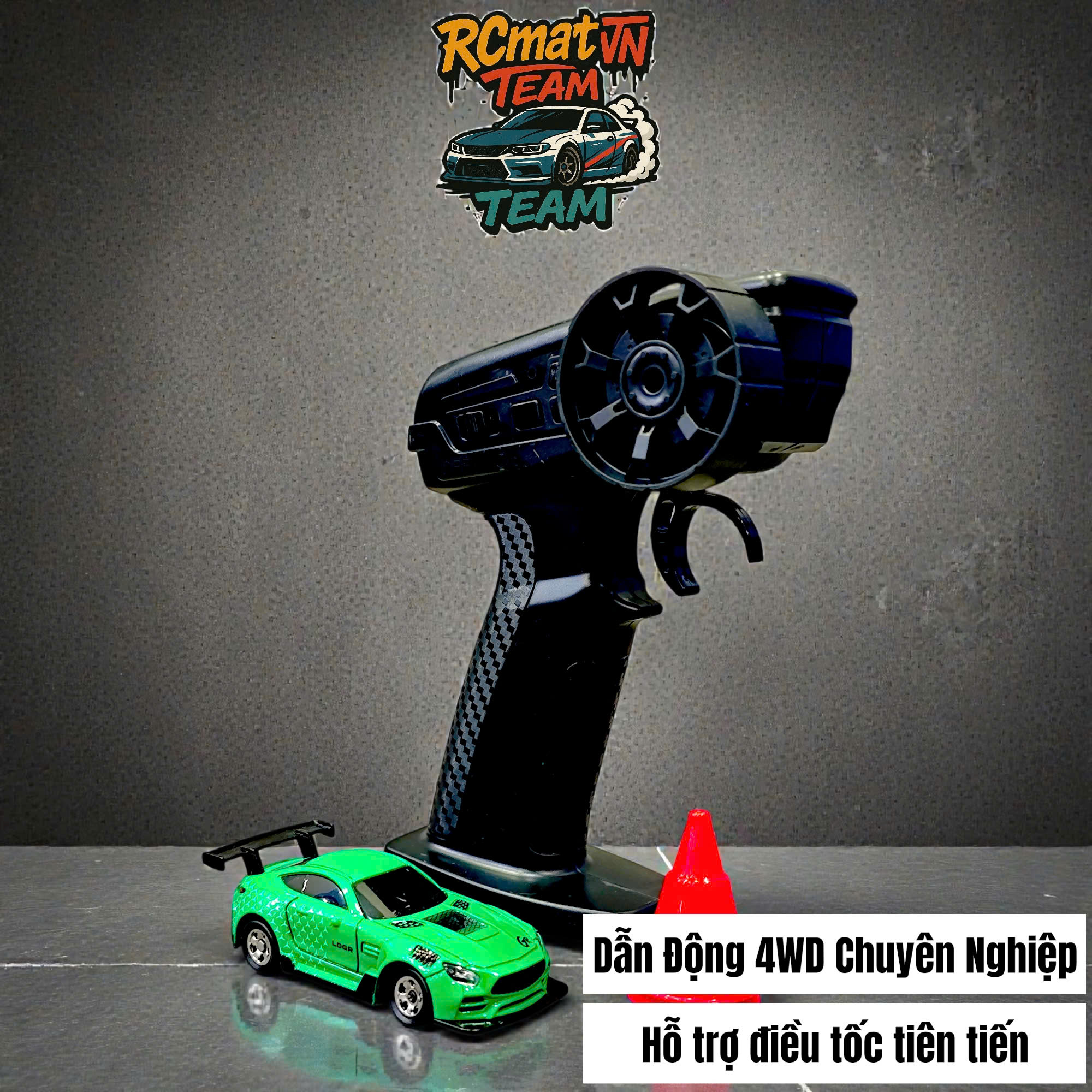 Xe Mini RC Tỷ Lệ 1/64 – Điều Khiển Từ Xa 2.4GHz, 4WD, Tốc Độ 15 km/h, Đèn LED – Xe Đua Bàn Làm Việc Cho Người Lớn & Trẻ Em - 3601/3602