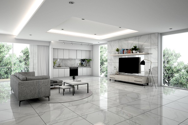 Vì sao nhiều gia đình chọn gạch men cao cấp cho phòng khách?