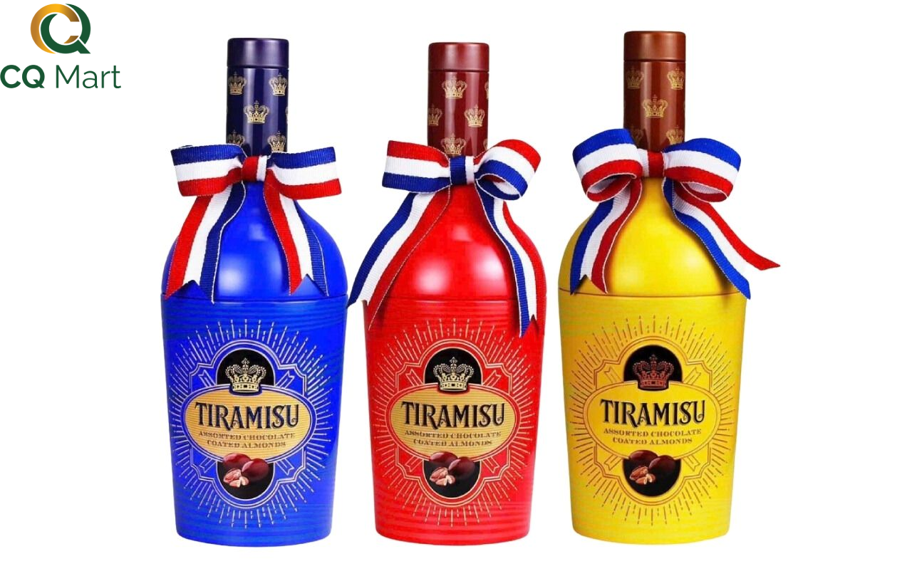 SOCOLA HANH NHAN KING HENRY TIRAMISU CHAI NO 120G