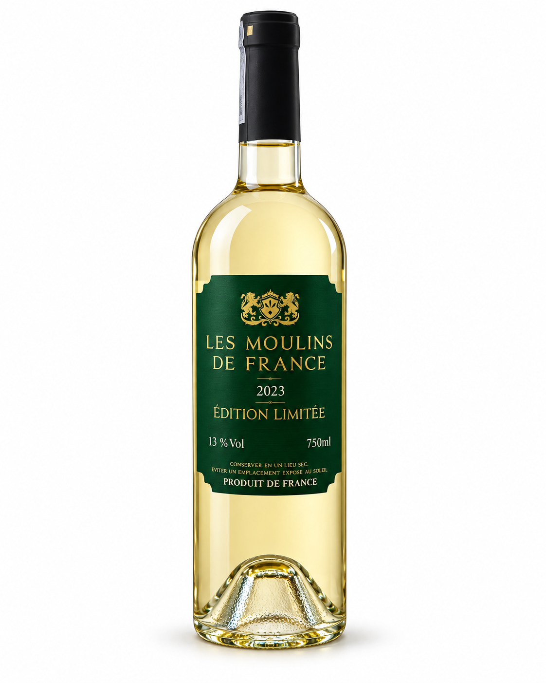 RUOU VANG TRANG LES MOULINS DE FRANCE ROUGE 750ML