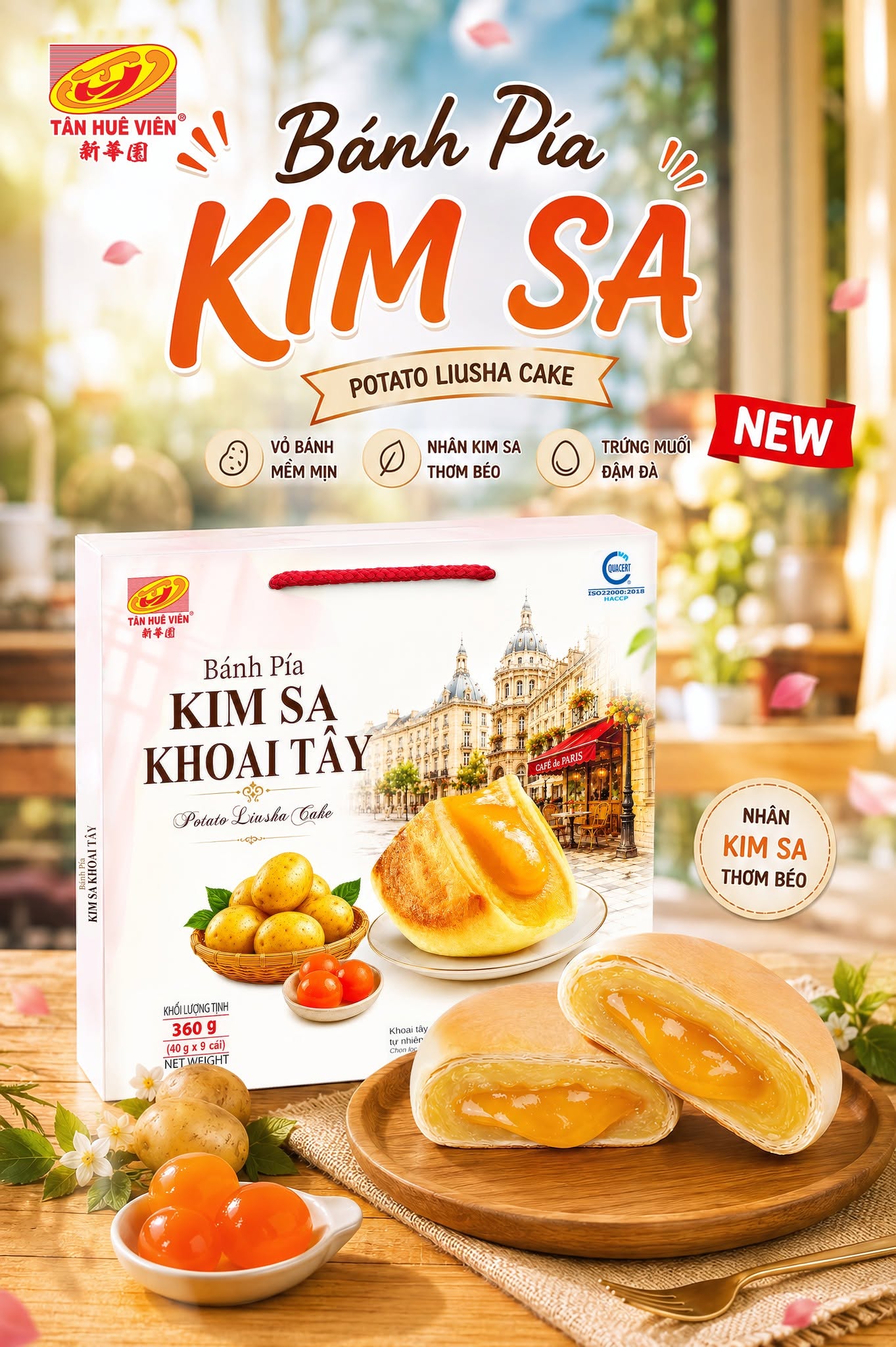 BANH PIA TAN HUE VIEN KIM SA KHOAI TAY 360G