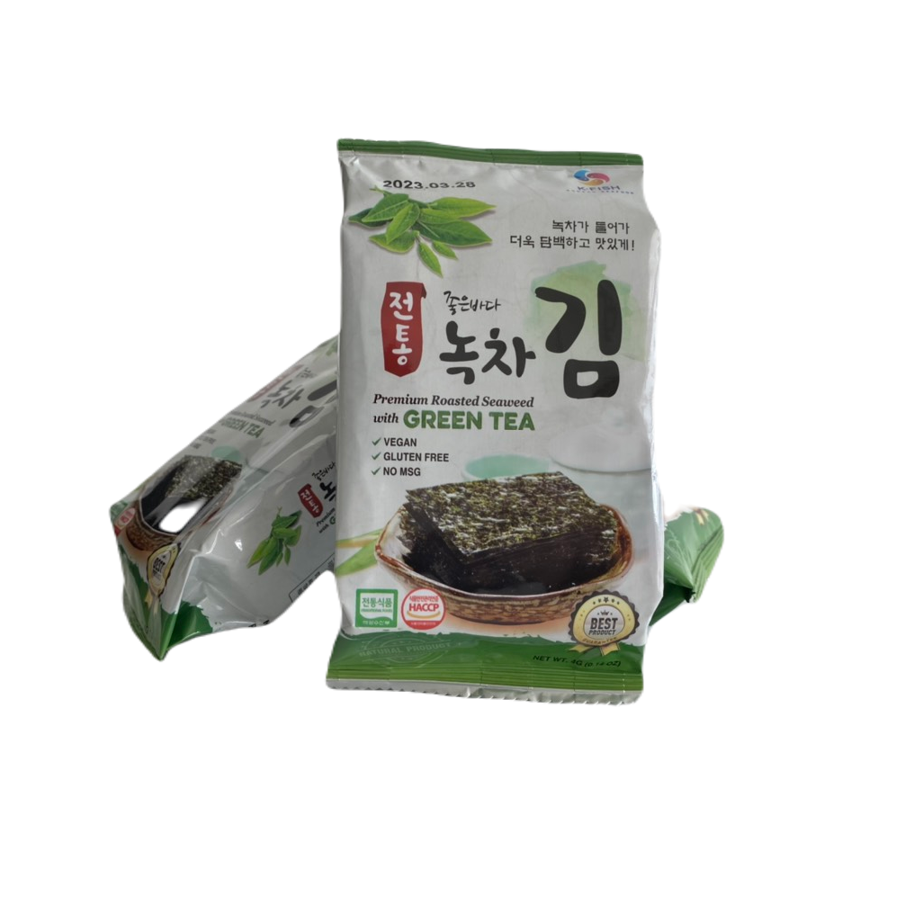 SNACK RONG BIEN TRA XANH HAN QUOC 4G