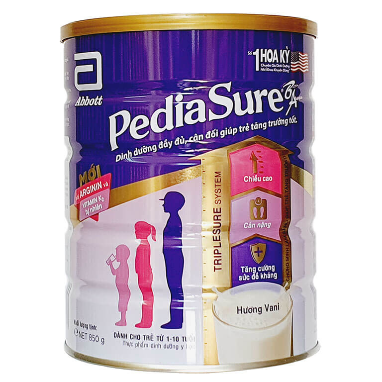 SUA BOT PEDIASURE ABBOTT ARGININ VITAMIN K2 820G