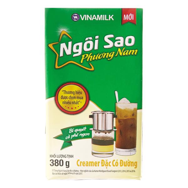 SUA DAC NGOI SAO PHUONG NAM XANH LA VINAMILK 380GR