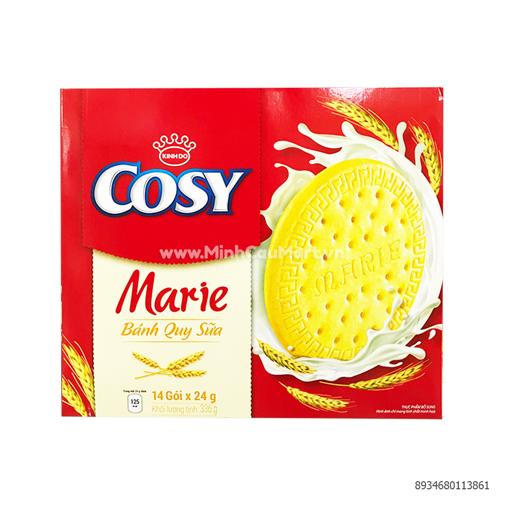 BANH QUY SUA COSY MARIE KINH DO 120GR 5GOI/24GR