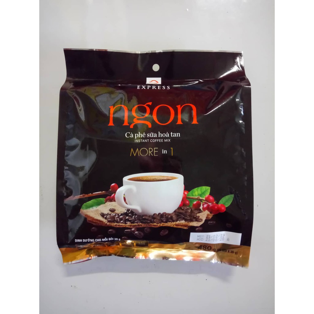 CAFE SUA TRAN QUAN NGON 480G 24GOI x 20G