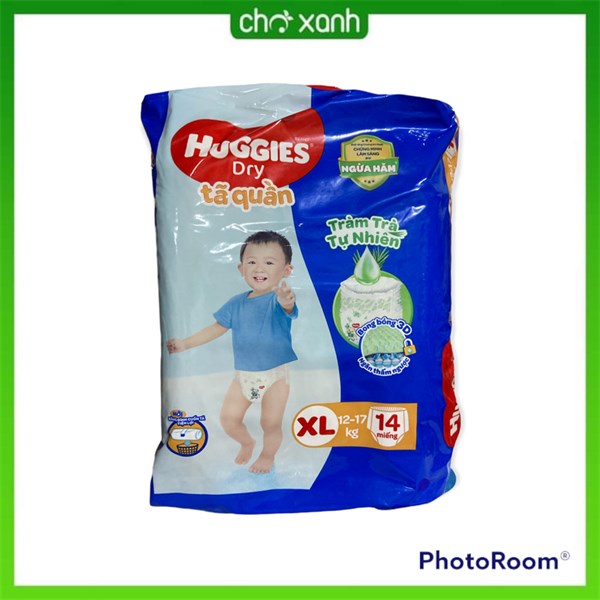 TA QUAN HUGGIES XL 14 MIENG (12-17KG)