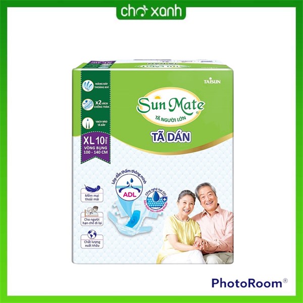 TA DAN NGUOI LON SUNMATE XL 10 MIENG
