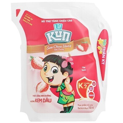 SUA KUN HUONG KEM DAU TUI 110ML