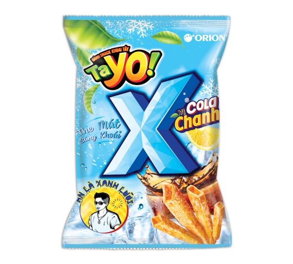 SNACK KHOAI TAY ORION TAYO X VI COLA CHANH 28G