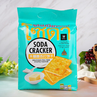 BANH QUY AN KIENG SODA CRACKER VI XYLITOL DAI LOAN 400G