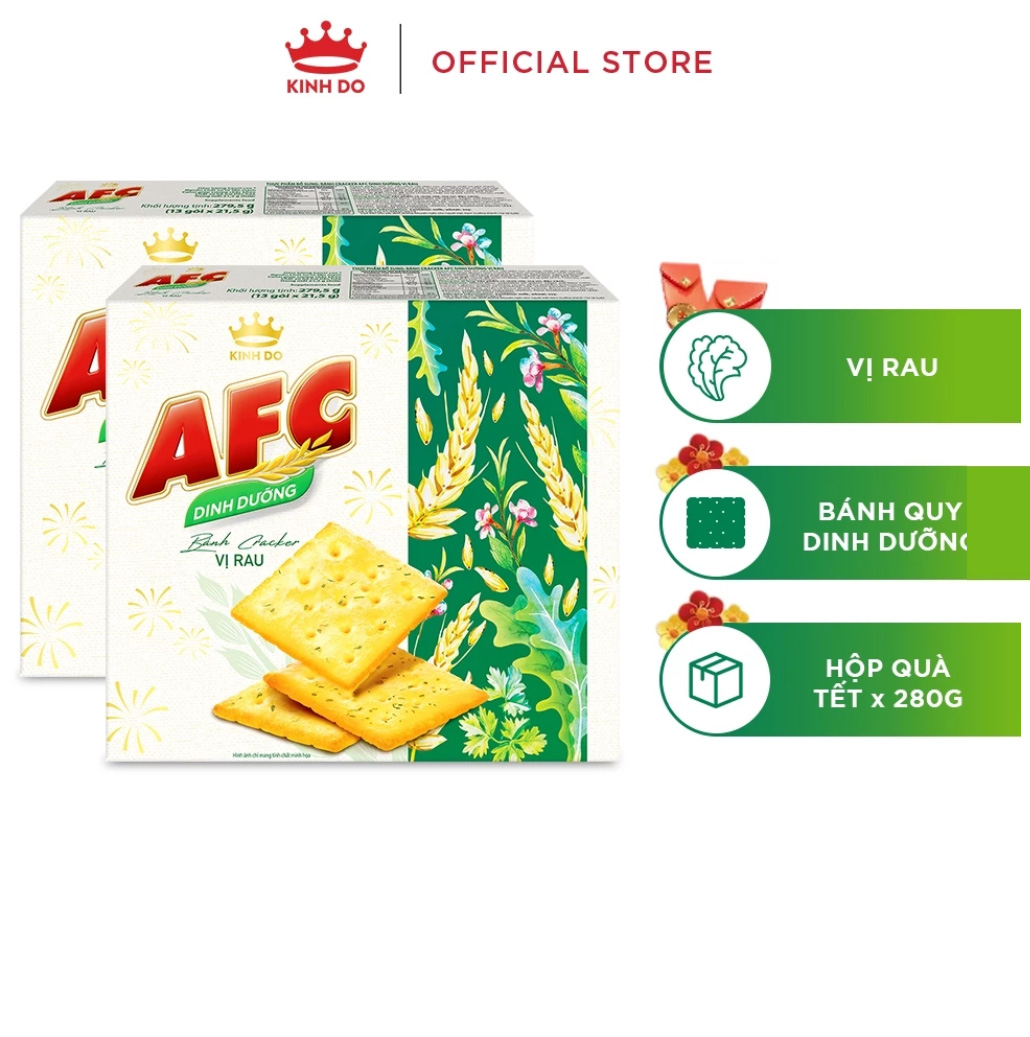 BANH QUY DINH DUONG AFC VI RAU 279G