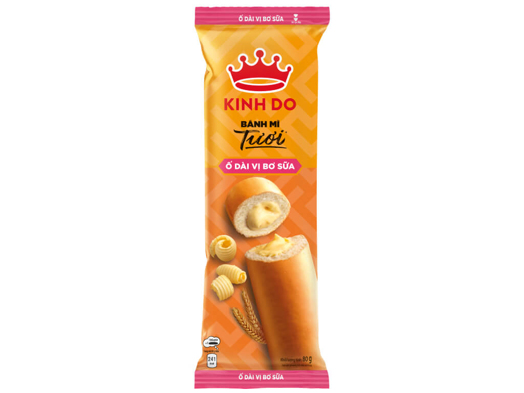 BANH MI TUOI BO SUA KINH DO 80G