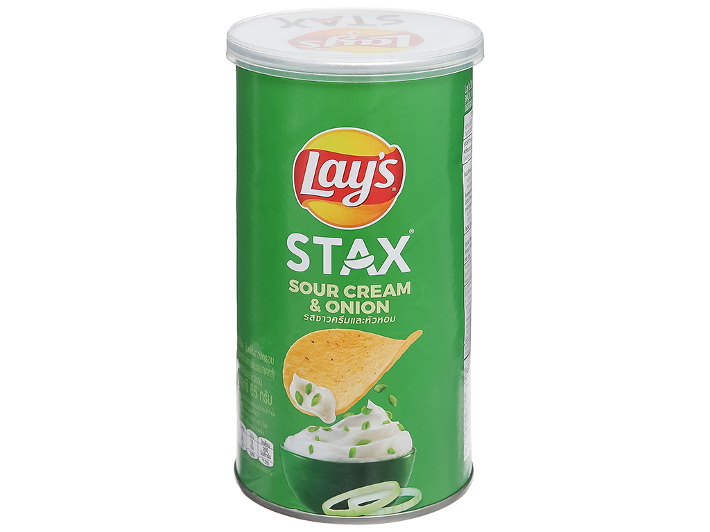 SNACK LAYS VI KEM CHUA VA HANH TAY 70G