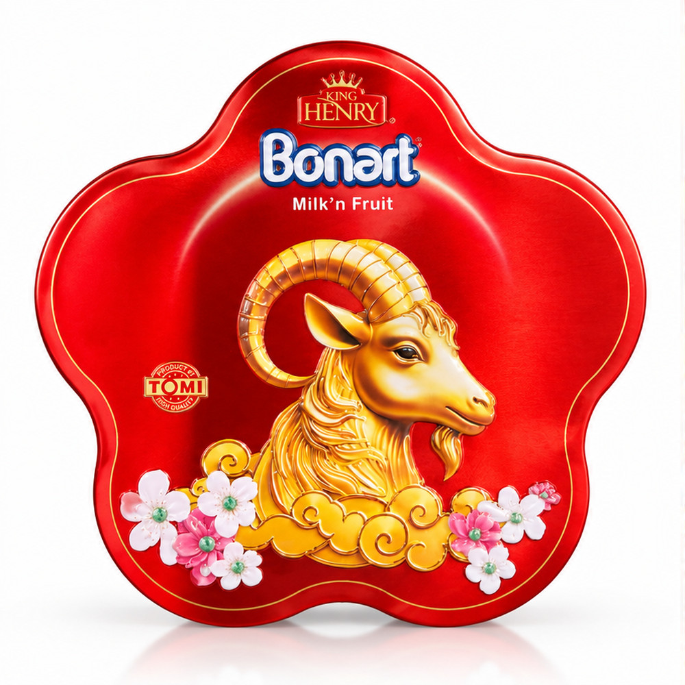 KEO CUNG SUA TRAI CAY BONART KING HERRY 70G (HOP THIET HOA MAI)