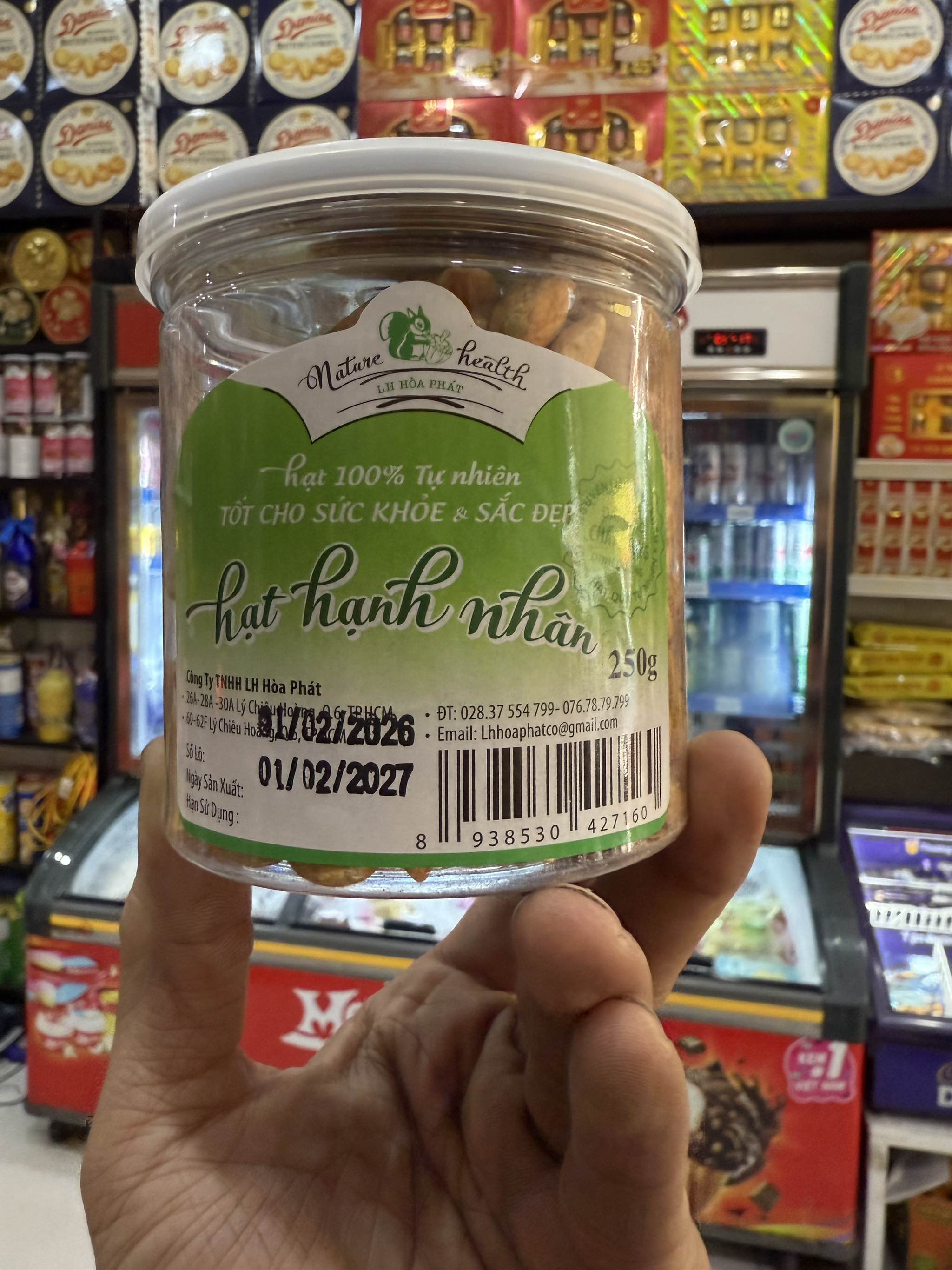 HAT HANH NHAN NATURE HEALTH HU 250G