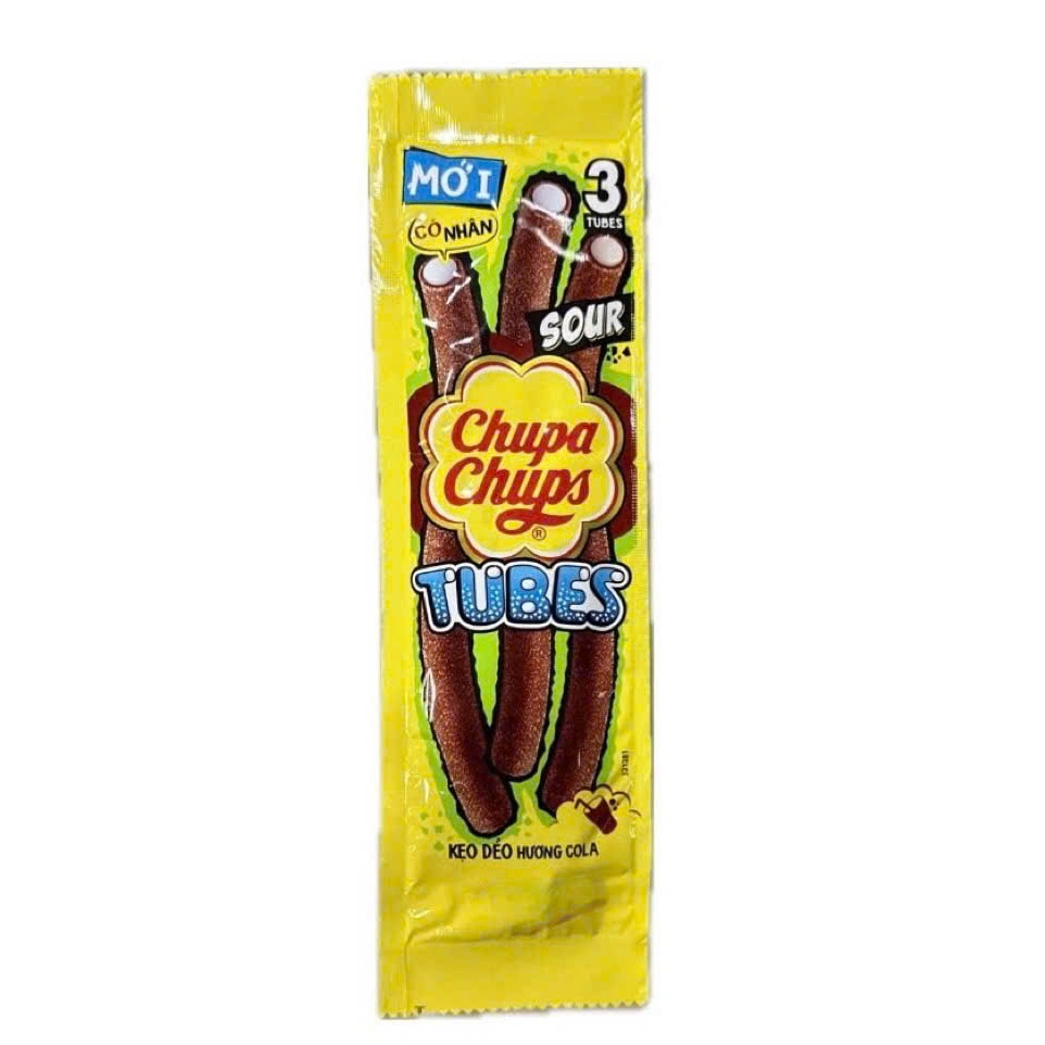 KEO DEO CHUPA CHUPS MAXI TUBES HUONG DAU 24G