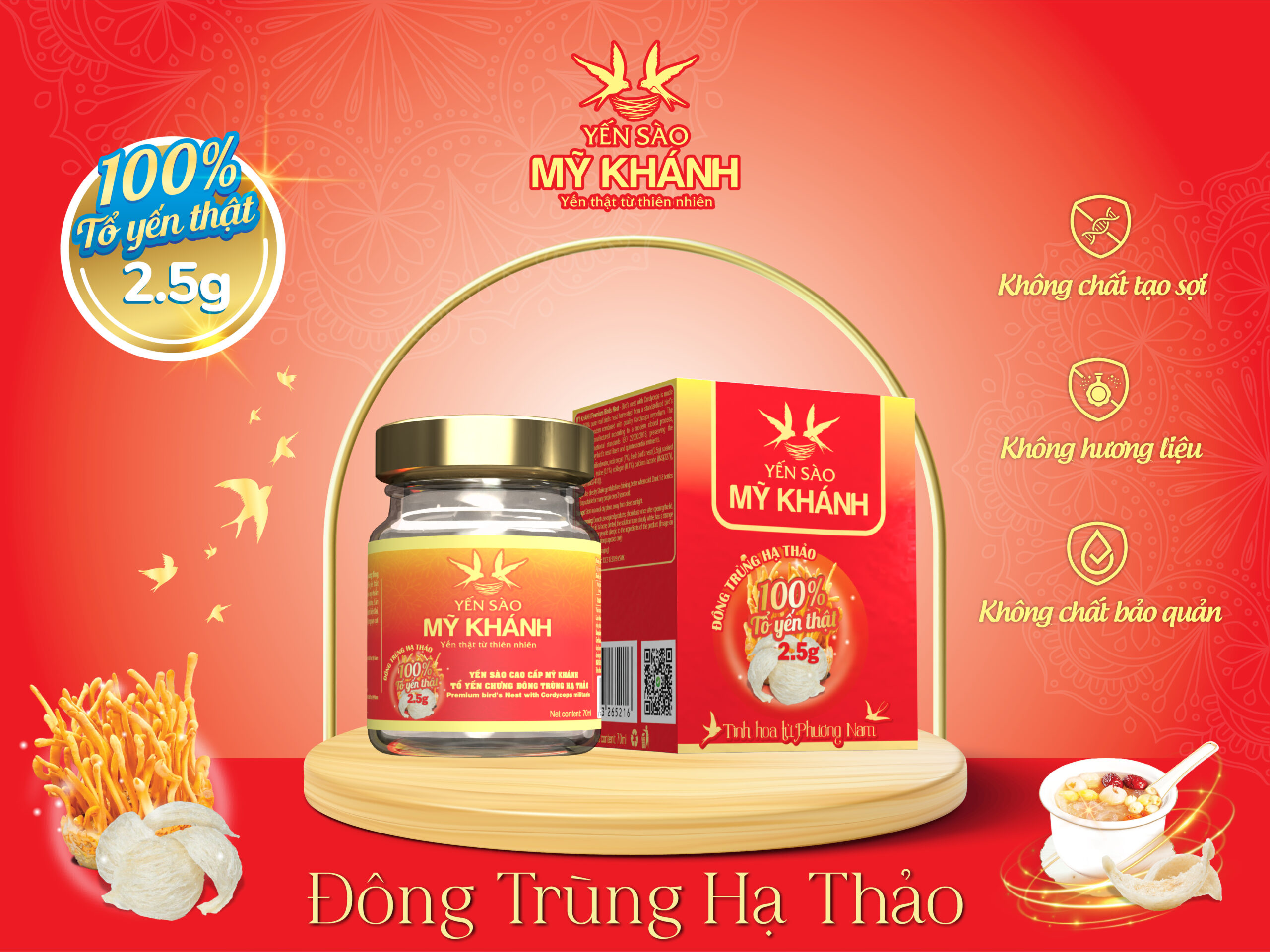 YEN SAO CAO CAP MY KHANH DONG TRUNG HA THAO 25% 6HU/70ML