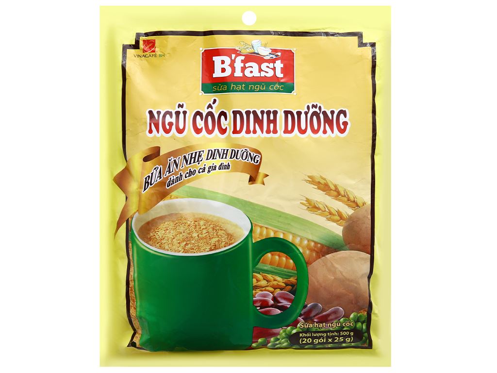 SUA HAT NGU COC DINH DUONG B'FAST 20GOI*25G