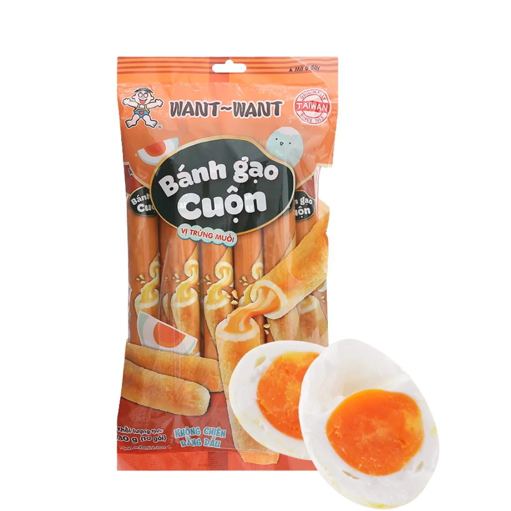 BANH GAO CUON WANWANT VI TRUNG MUOI 170G