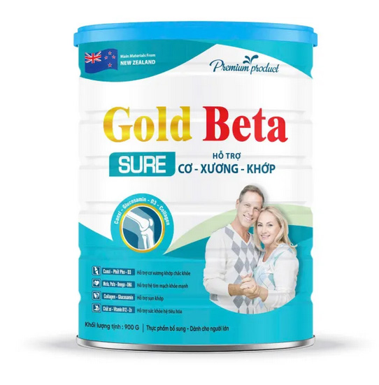 SUA GOLD BETA SURE DANH CHO NGUOI GIA XUONG KHOP 900G