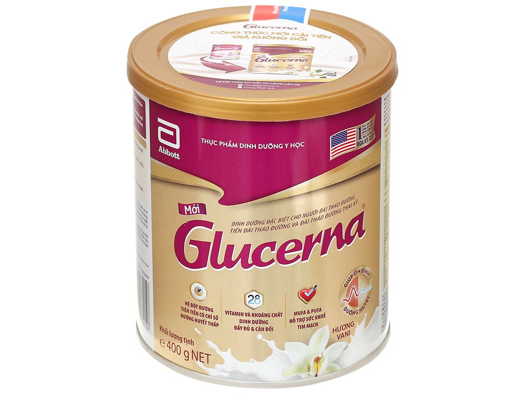 SUA GLUCERNA ALBBOTT DANH CHO NGUOI TIEU DUONG 400G