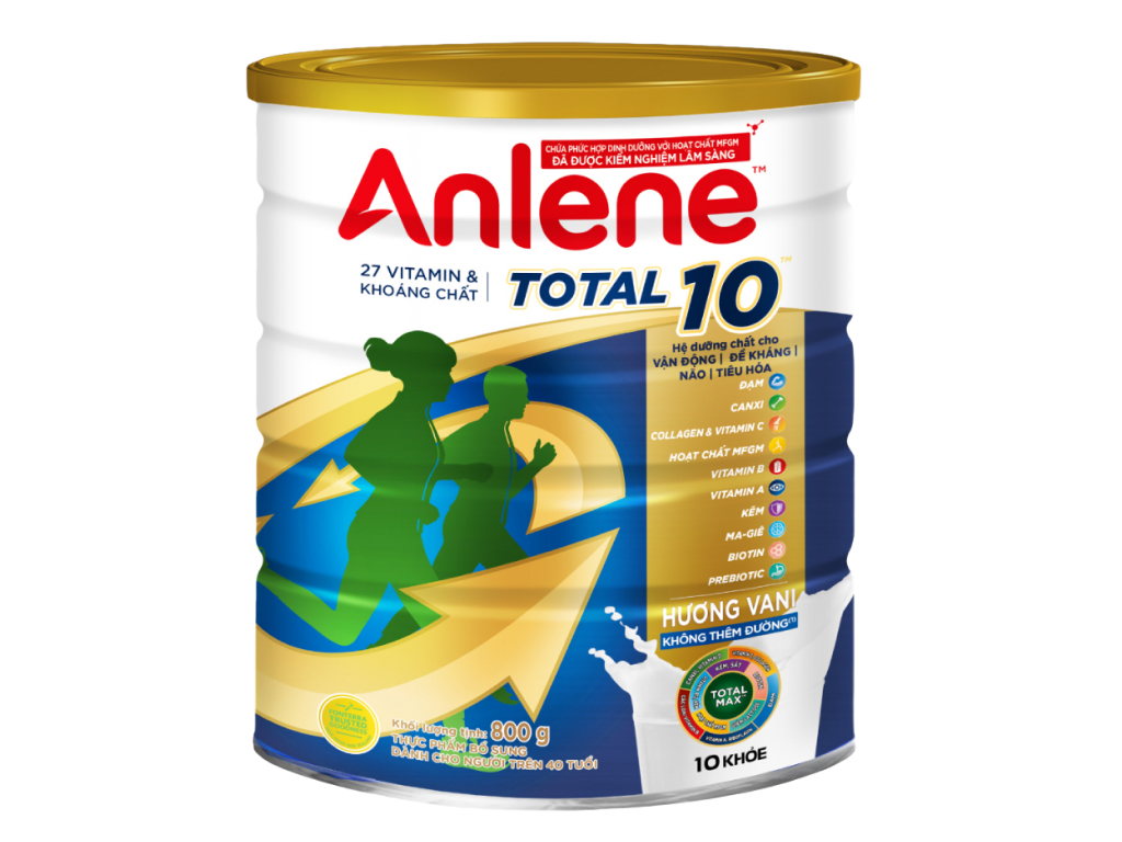SUA BOT ANLENE GOLD TOTAL 10X TOAN DIEN HOP 800G