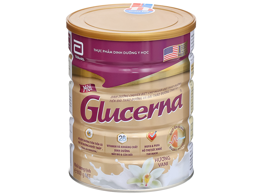 SUA GLUCERNA ALBBOTT DANH CHO NGUOI TIEU DUONG 850G