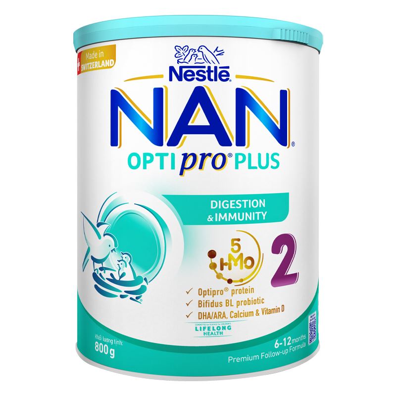 Sữa Bột NAN Optipro Plus 2 Việt 800g