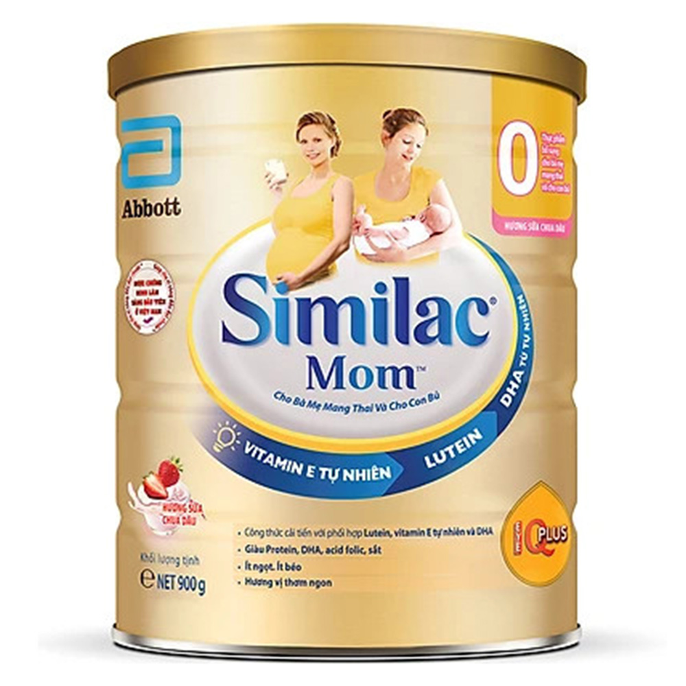 SUA SIMILAC MOM IQ HUONG SUA CHUA DAU 900G