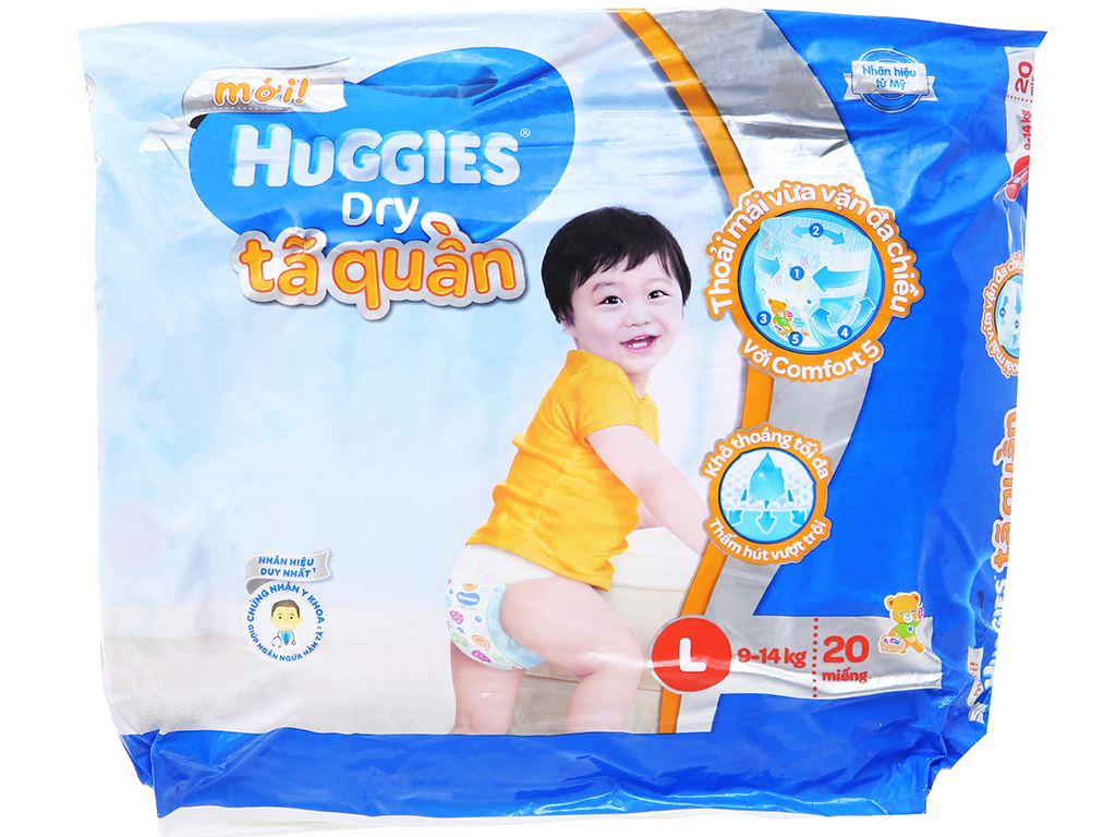 TA QUAN HUGGIES L 20 MIENG