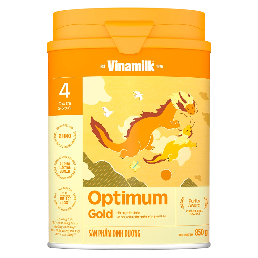SUA BOT VINAMILK OPTIMUM 4 850G (2-6 TUOI)
