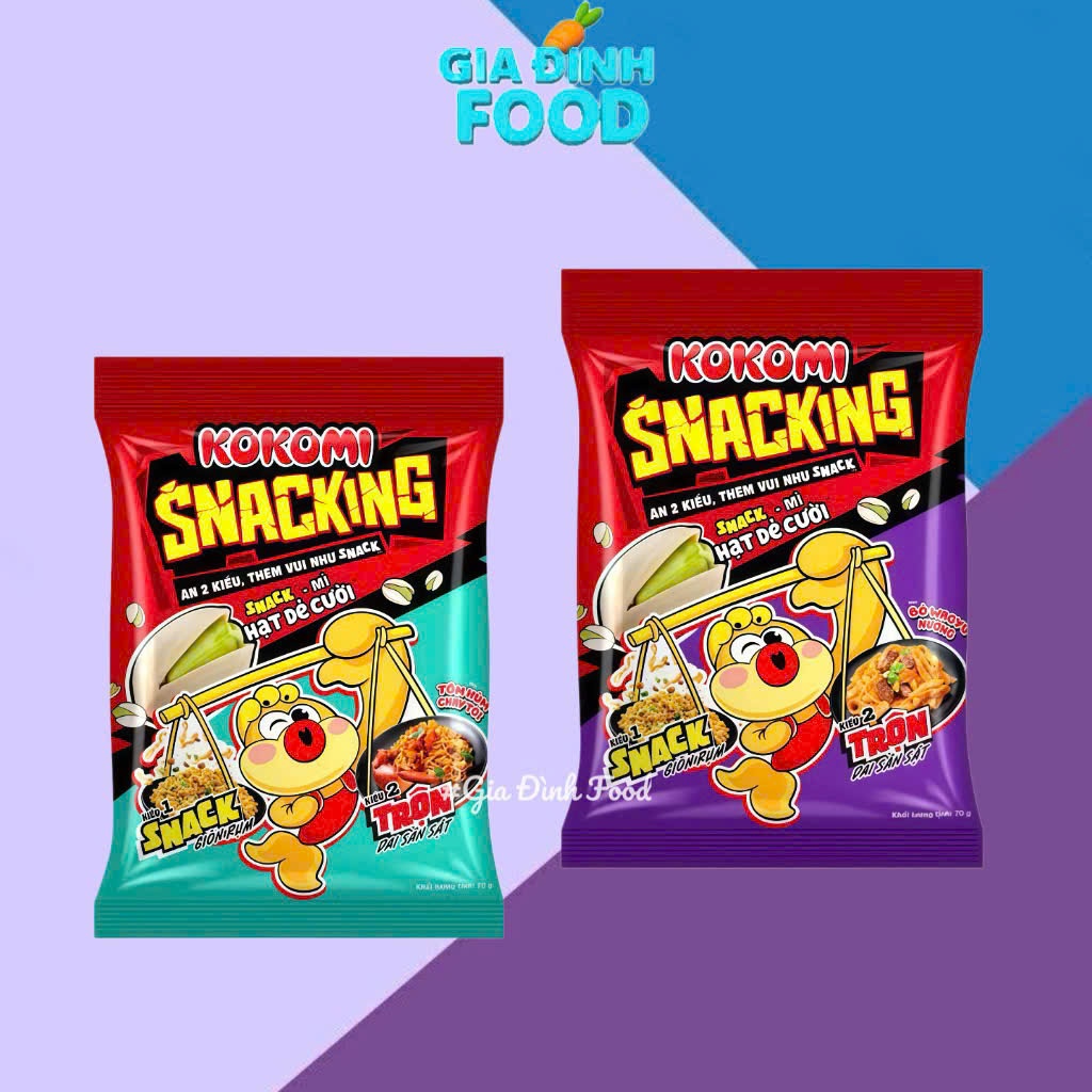 SNACK KOKOMI VI BBQ TOM HUM CHAY TOI 70G