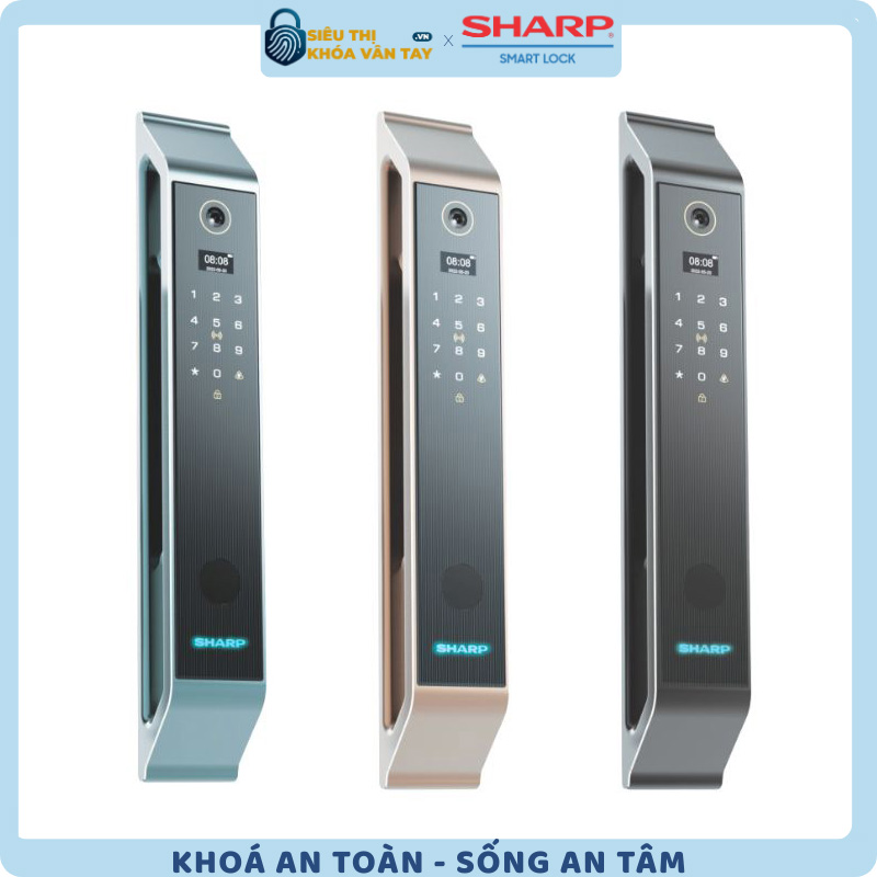 Khóa thông minh cửa gỗ Sharp S9-V Pro - giải pháp bảo mật hiện đại cho mọi gia đình