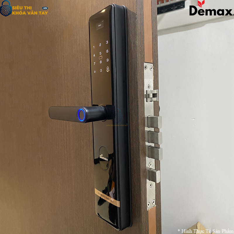 Demax EL-C619 BN hỗ trợ nhiều phương thức mở khóa như vân tay, mã số, thẻ từ và chìa cơ