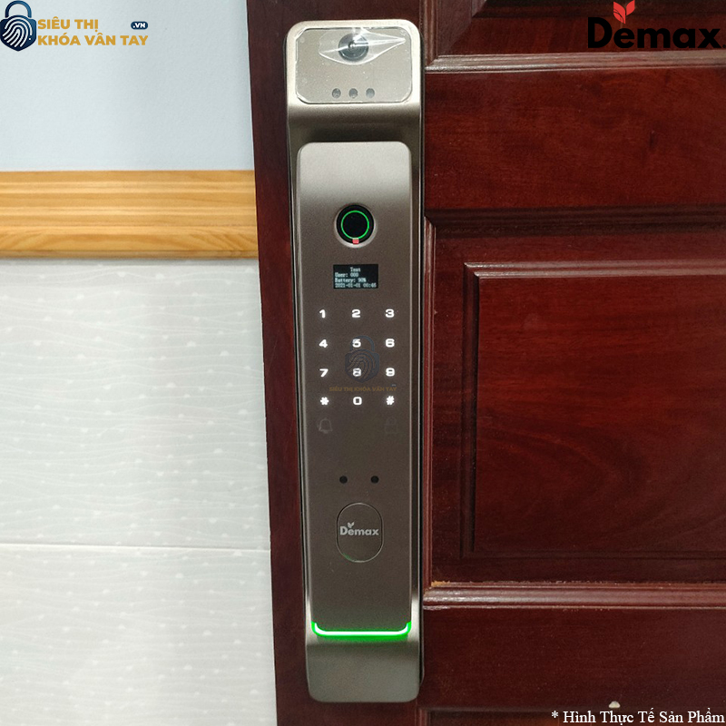 Khóa cửa gỗ Demax EL928 giúp tăng cường an ninh mà vẫn giữ được tính thẩm mỹ