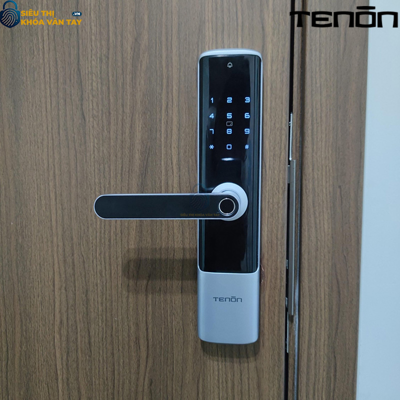 Khóa cửa thông minh Tenon K6 - mang đến khả năng bảo mật vượt trội cùng nhiều tính năng tiện ích.