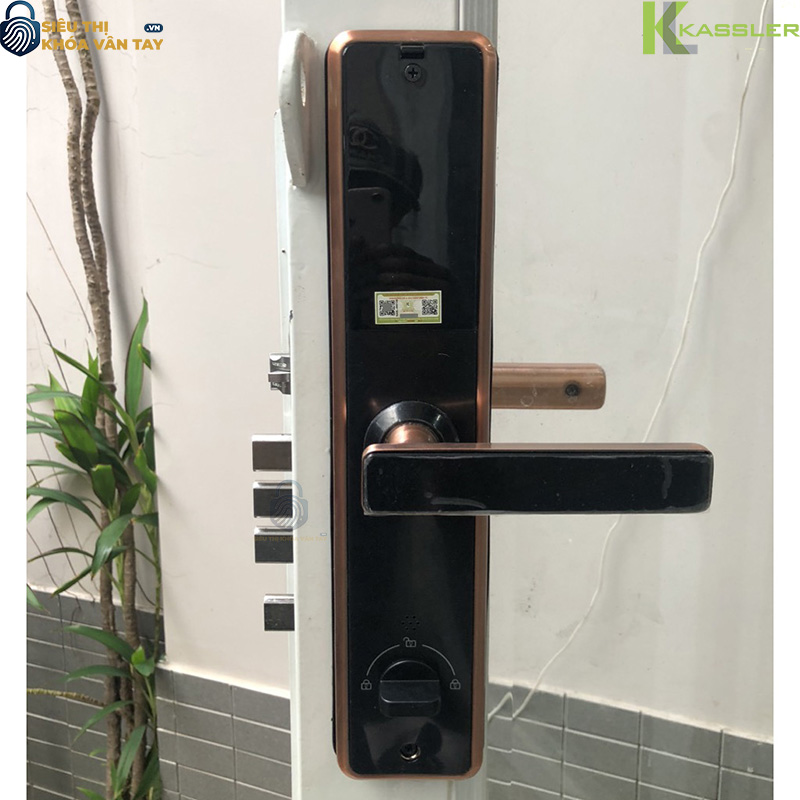 Khóa vân tay Kassler cửa gỗ KL-566 App