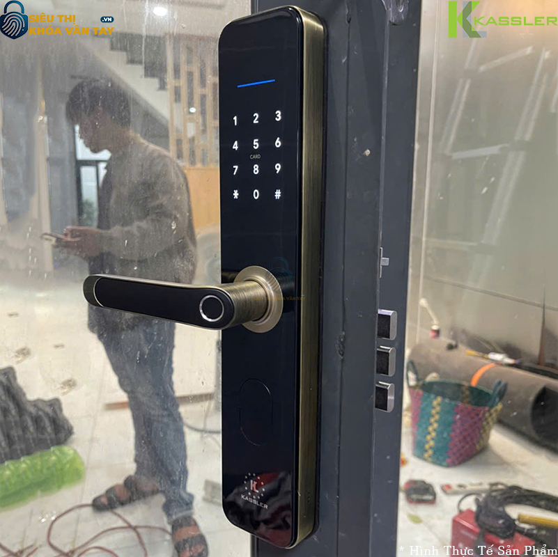 Khóa vân tay Kassler cửa gỗ KL-696