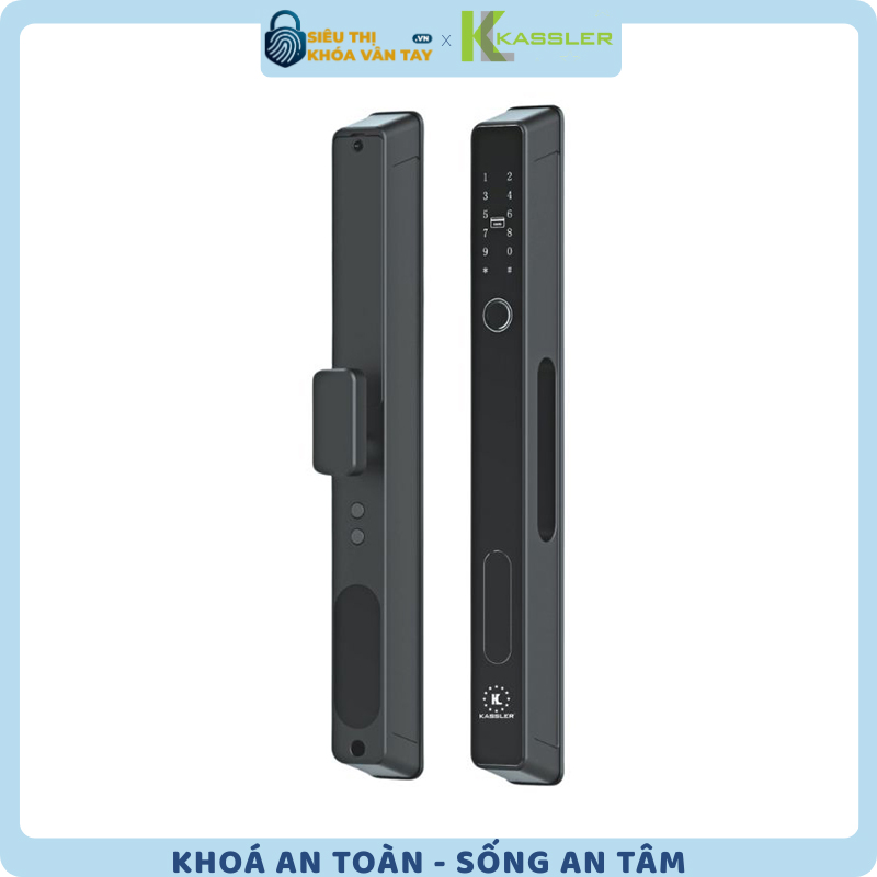 Khóa vân tay cửa nhôm Kassler KL-599 AT